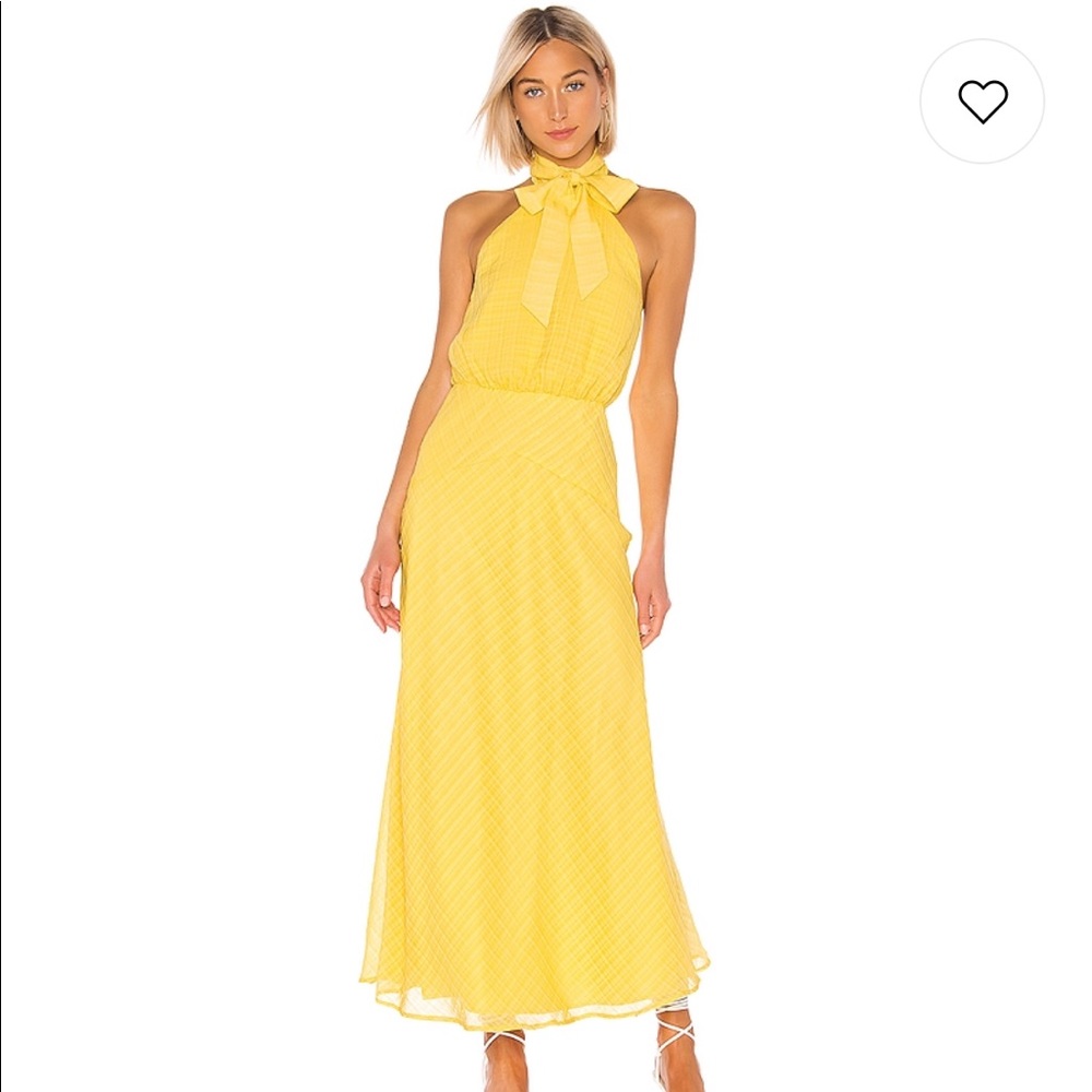 House of Harlow 1969, yellow Rafaela Maxi